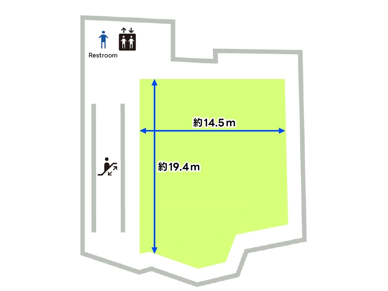 区画 M6-1 西武渋谷店モヴィーダ館6階 Movida Hall